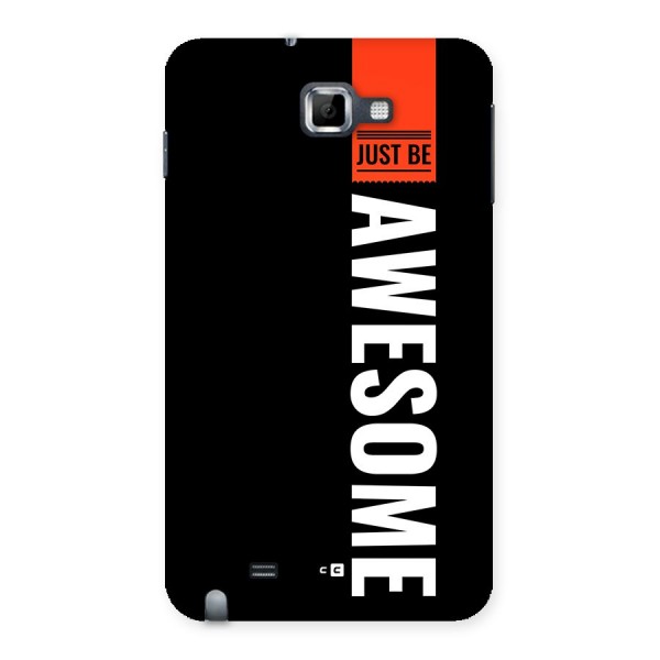 Just Be Awesome Back Case for Galaxy Note