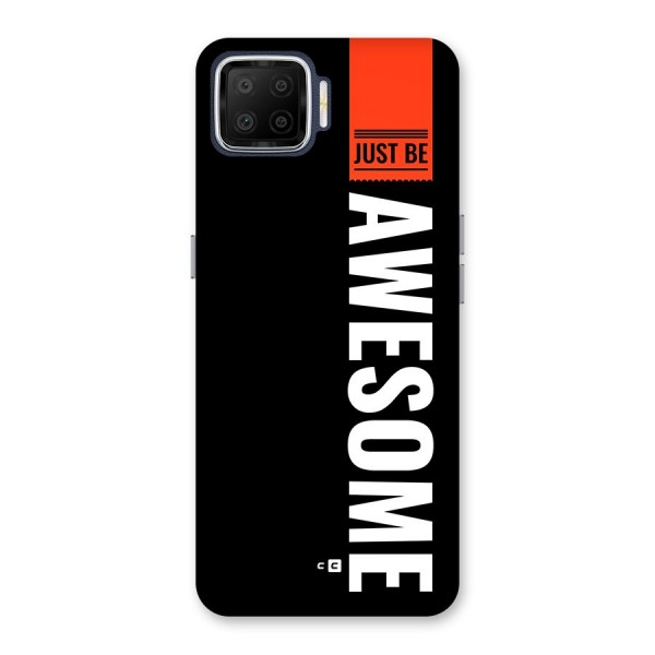 Just Be Awesome Back Case for Oppo F17