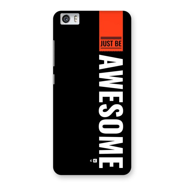 Just Be Awesome Back Case for Redmi Mi 5