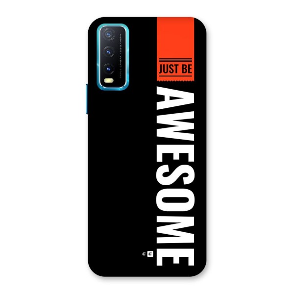 Just Be Awesome Back Case for Vivo Y12s