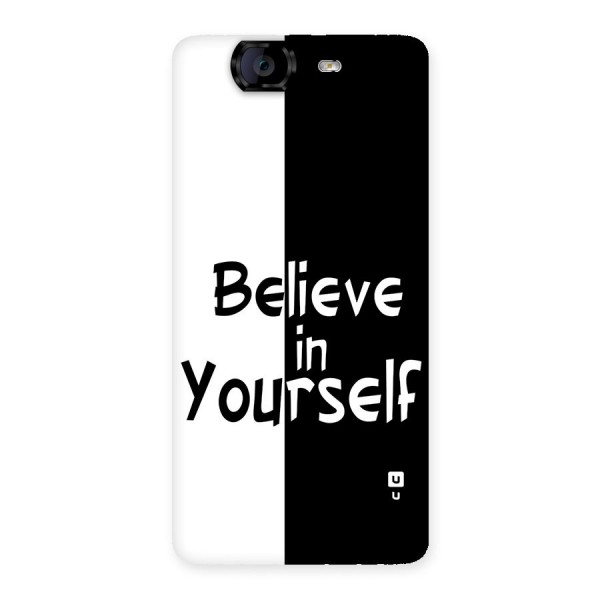 Just Believe Yourself Back Case for Canvas Knight A350