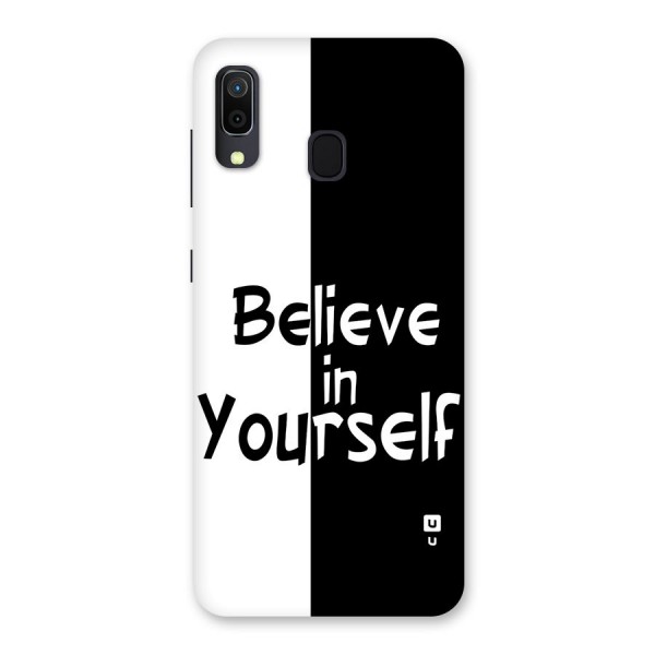 Just Believe Yourself Back Case for Galaxy A30