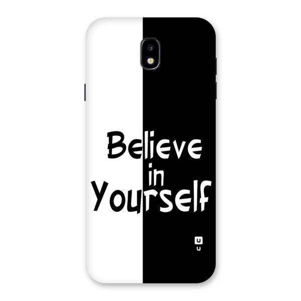 Just Believe Yourself Back Case for Galaxy J7 Pro