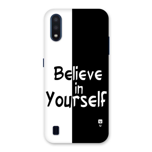 Just Believe Yourself Back Case for Galaxy M01