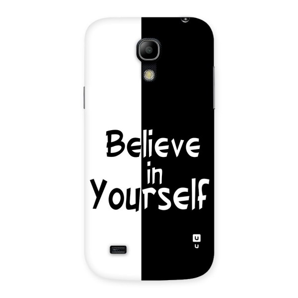 Just Believe Yourself Back Case for Galaxy S4 Mini