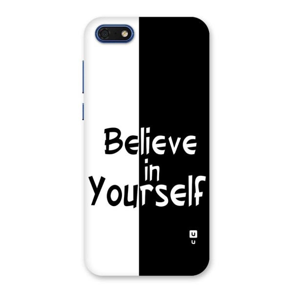 Just Believe Yourself Back Case for Honor 7s