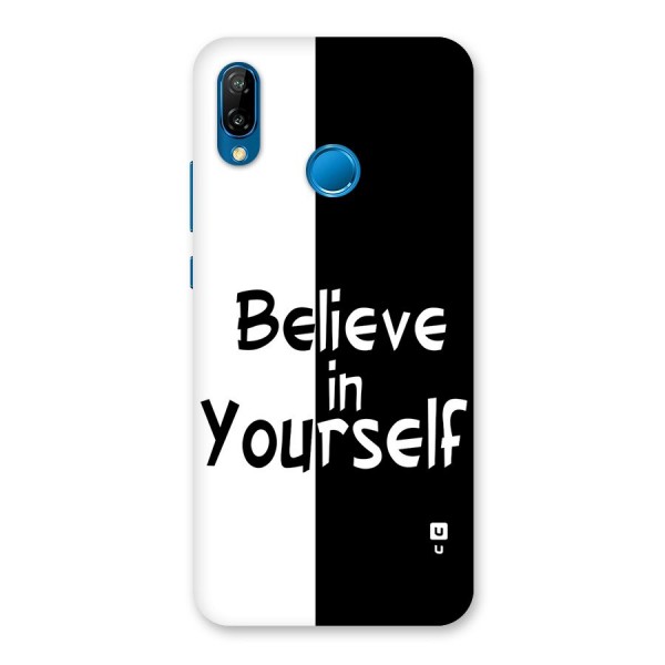 Just Believe Yourself Back Case for Huawei P20 Lite