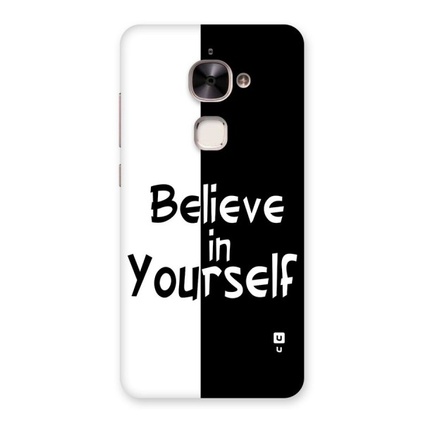 Just Believe Yourself Back Case for Le 2