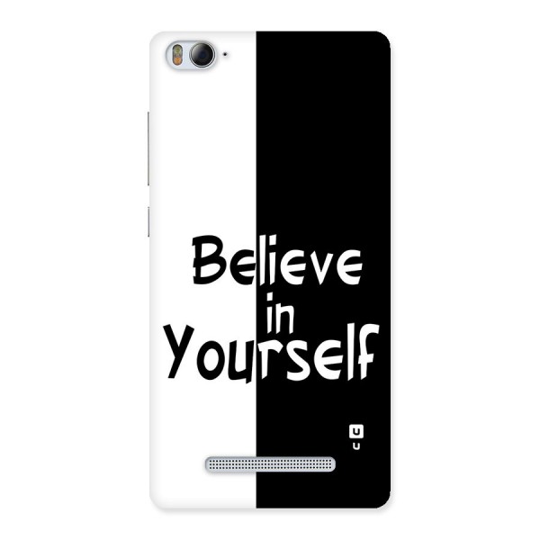 Just Believe Yourself Back Case for Mi4i