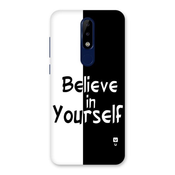 Just Believe Yourself Back Case for Nokia 5.1 Plus