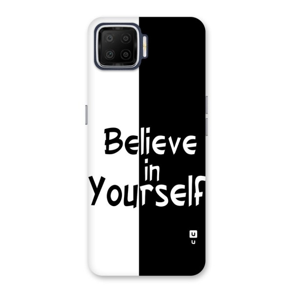 Just Believe Yourself Back Case for Oppo F17