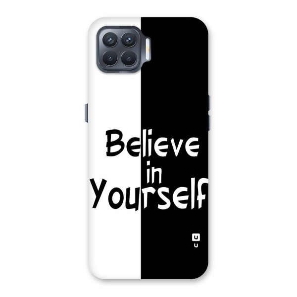 Just Believe Yourself Back Case for Oppo F17 Pro