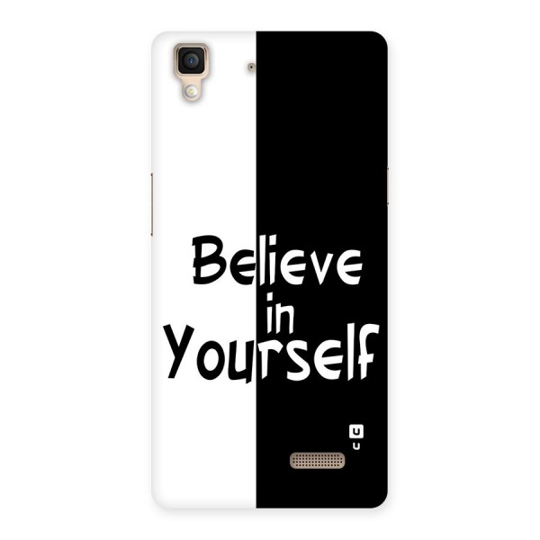 Just Believe Yourself Back Case for Oppo R7