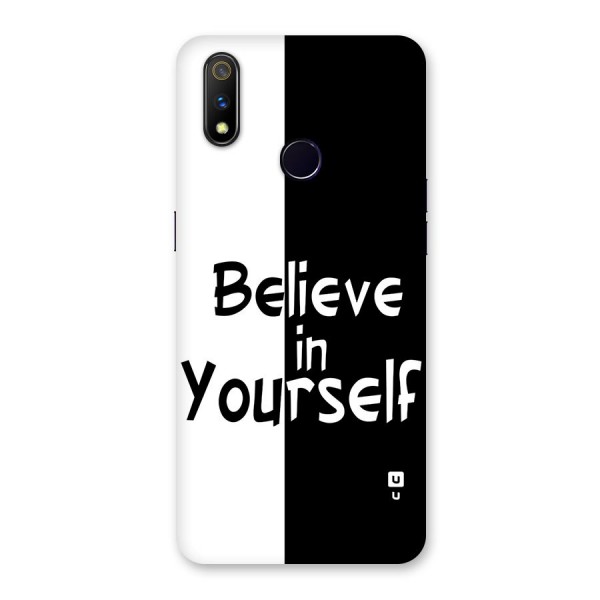 Just Believe Yourself Back Case for Realme 3 Pro