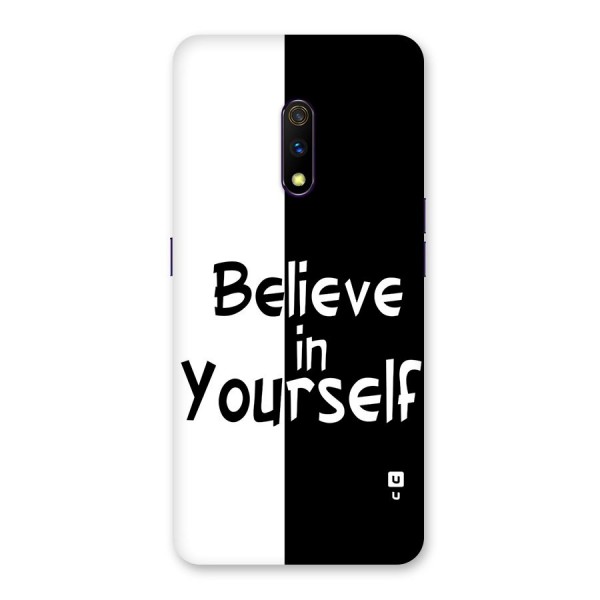 Just Believe Yourself Back Case for Realme X