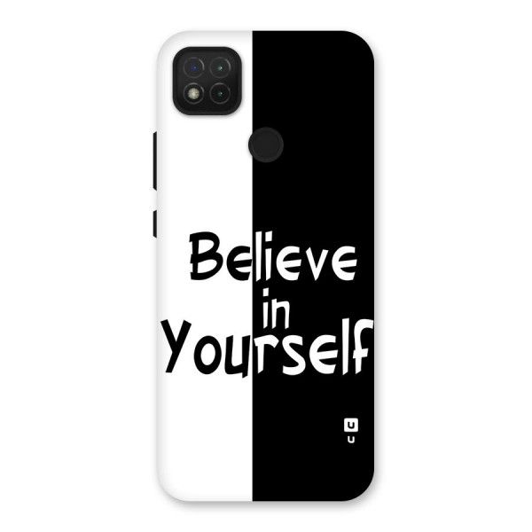 Just Believe Yourself Back Case for Redmi 9C