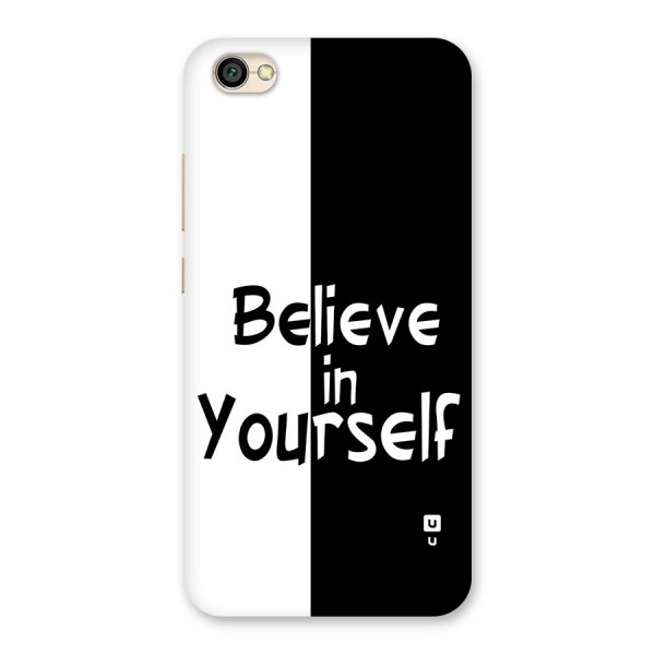 Just Believe Yourself Back Case for Redmi Y1 Lite