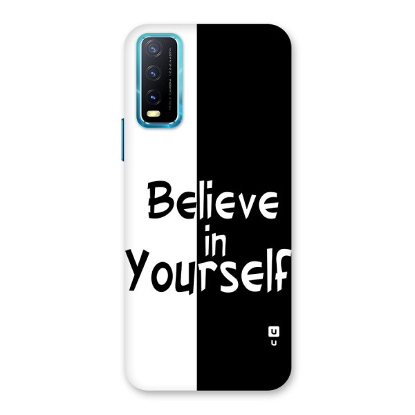 Just Believe Yourself Back Case for Vivo Y12s