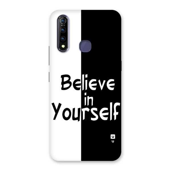 Just Believe Yourself Back Case for Vivo Z1 Pro