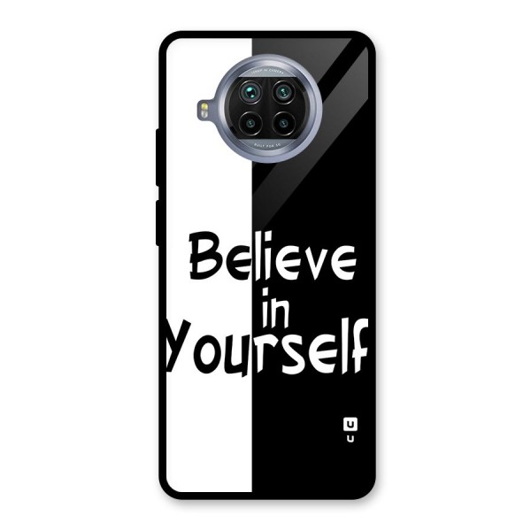 Just Believe Yourself Glass Back Case for Mi 10i