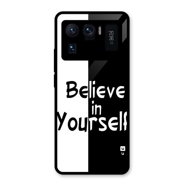 Just Believe Yourself Glass Back Case for Mi 11 Ultra