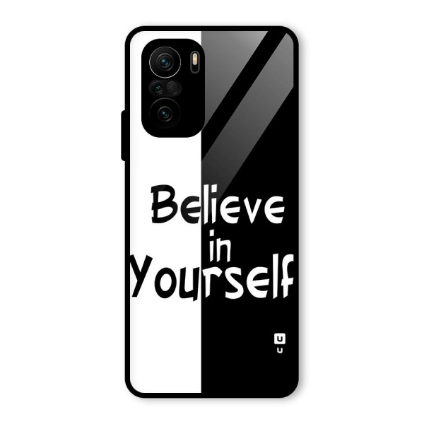 Just Believe Yourself Glass Back Case for Mi 11x