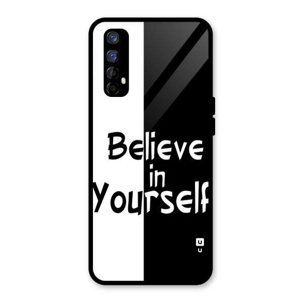 Just Believe Yourself Glass Back Case for Realme 7