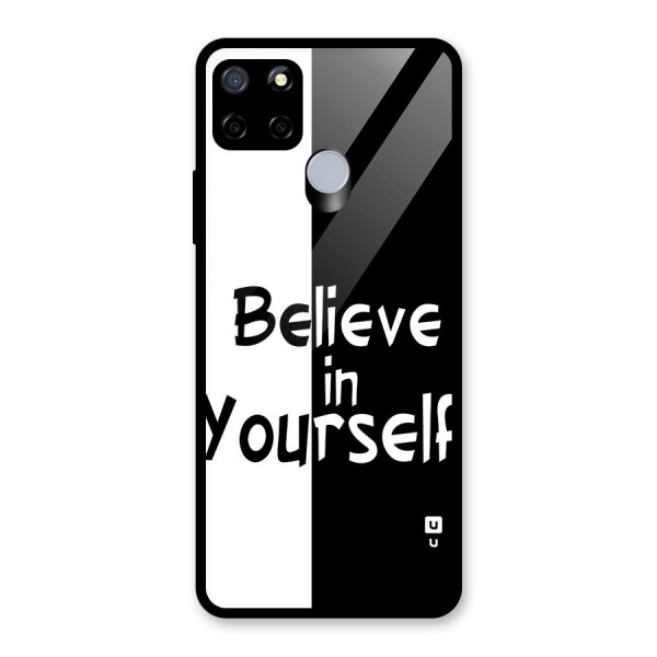 Just Believe Yourself Glass Back Case for Realme C12