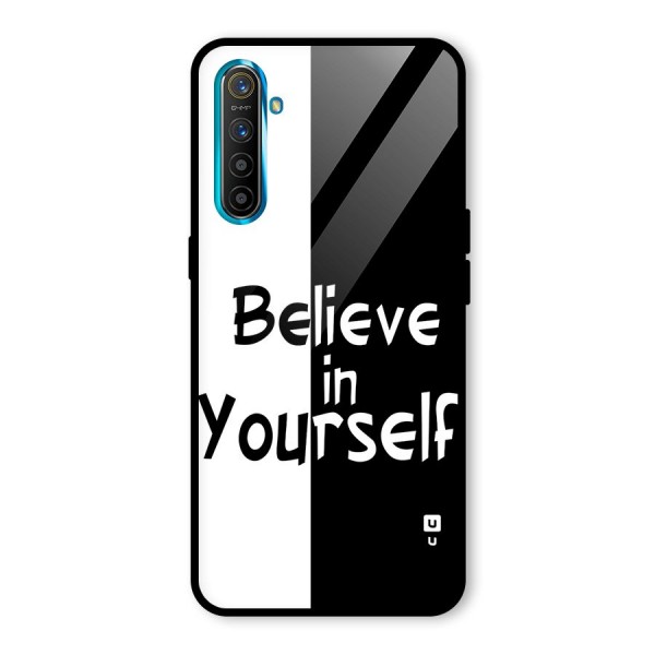 Just Believe Yourself Glass Back Case for Realme XT