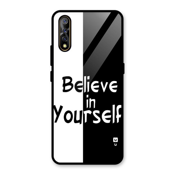 Just Believe Yourself Glass Back Case for Vivo Z1x