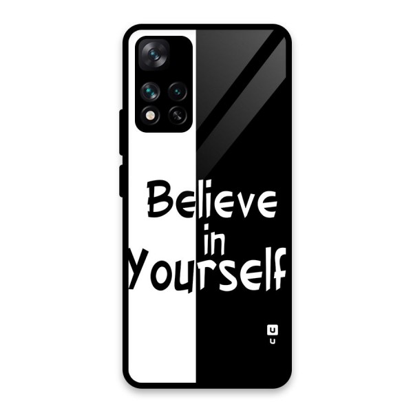 Just Believe Yourself Glass Back Case for Xiaomi 11i 5G