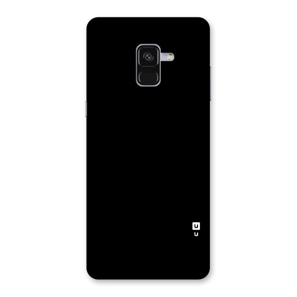 Just Black Back Case for Galaxy A8 Plus