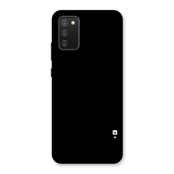 Just Black Back Case for Galaxy F02s