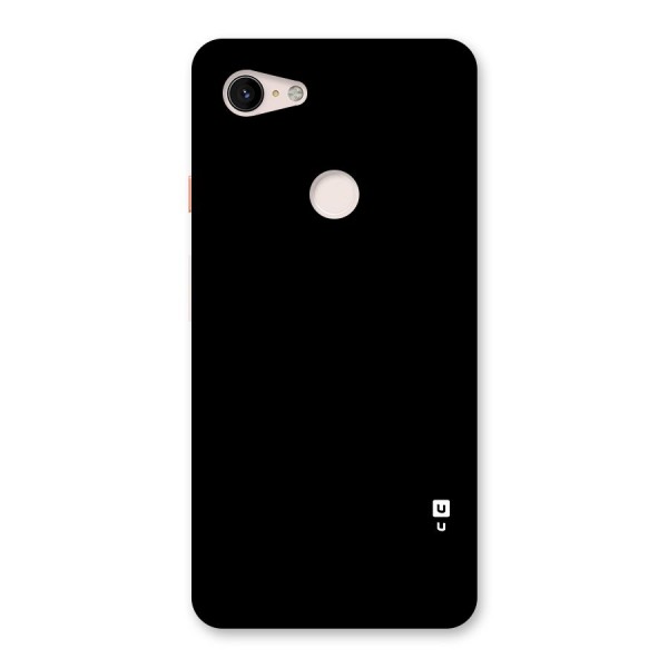 Just Black Back Case for Google Pixel 3 XL