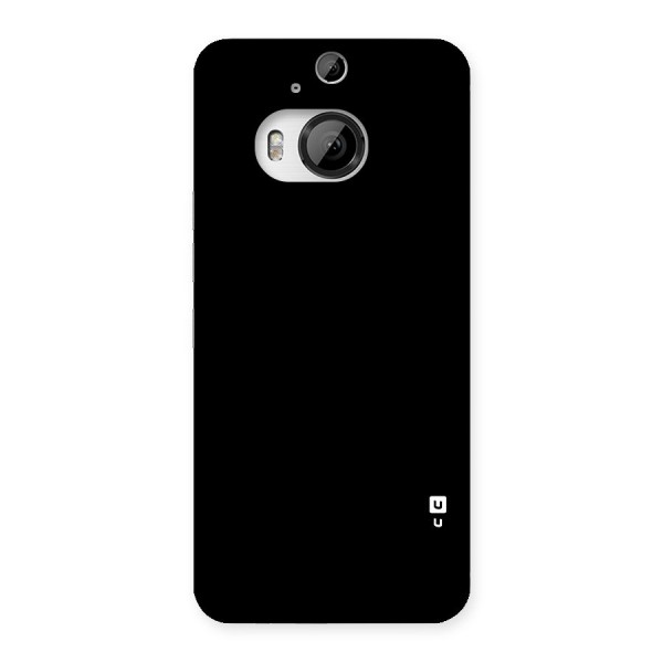 Just Black Back Case for HTC One M9 Plus