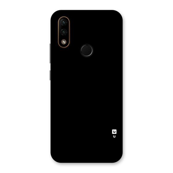 Just Black Back Case for Lenovo A6 Note