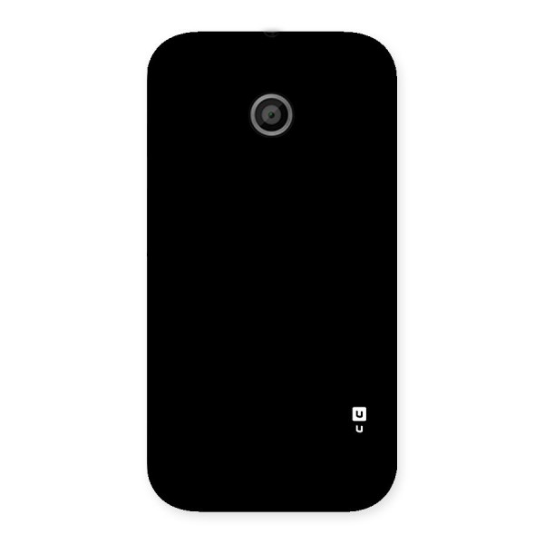 Just Black Back Case for Moto E