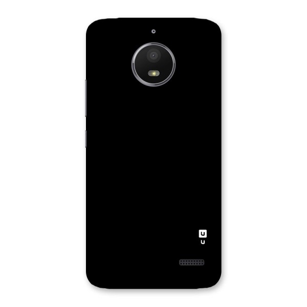 Just Black Back Case for Moto E4