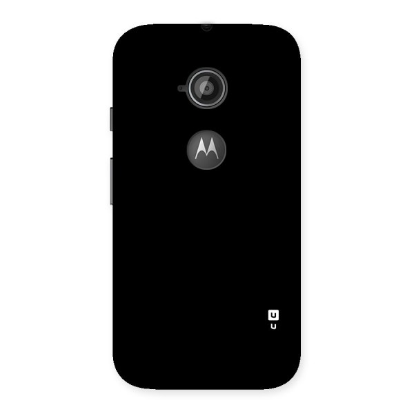 Just Black Back Case for Moto E 2nd Gen