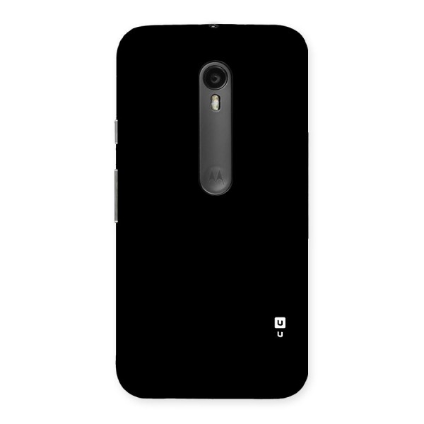 Just Black Back Case for Moto G3