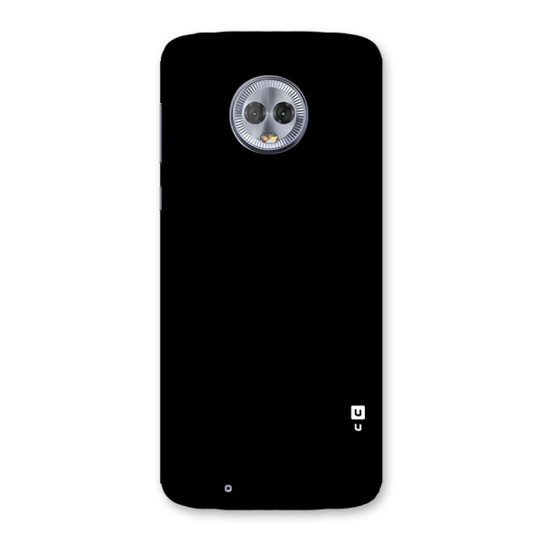 Just Black Back Case for Moto G6