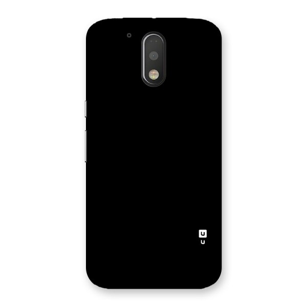 Just Black Back Case for Motorola Moto G4