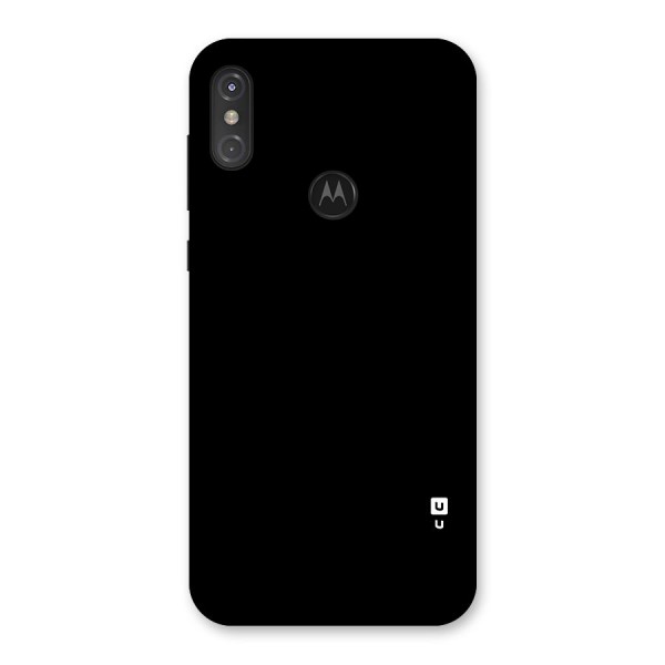 Just Black Back Case for Motorola One Power