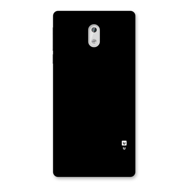 Just Black Back Case for Nokia 3