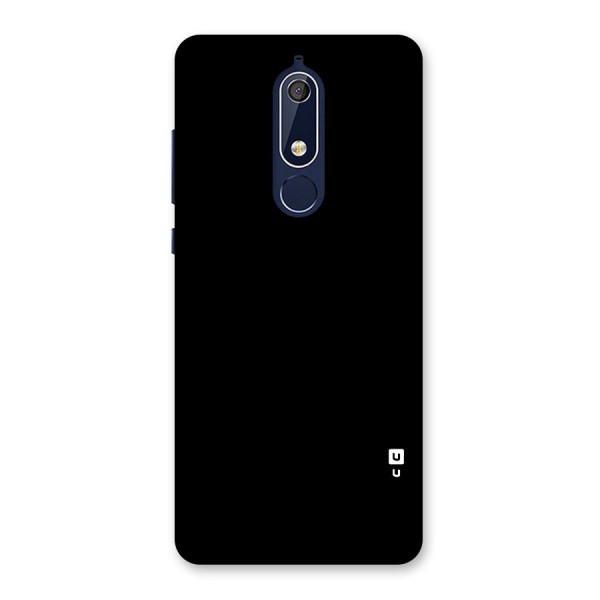 Just Black Back Case for Nokia 5.1