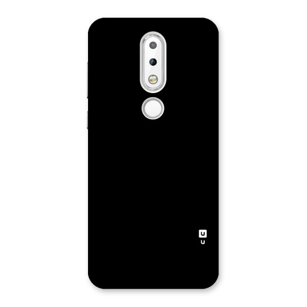 Just Black Back Case for Nokia 6.1 Plus