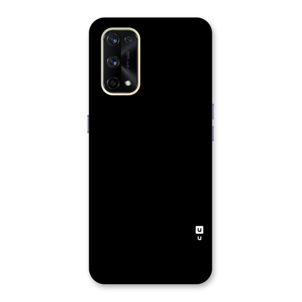 Just Black Glass Back Case for Realme X7 Pro