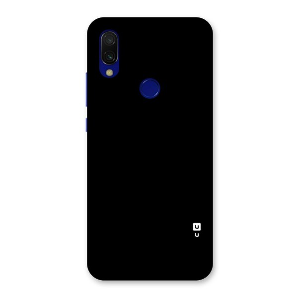 Just Black Back Case for Redmi 7