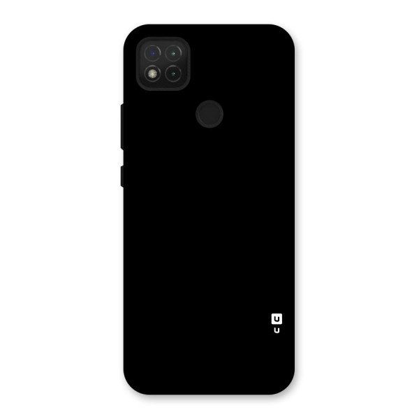 Just Black Back Case for Redmi 9