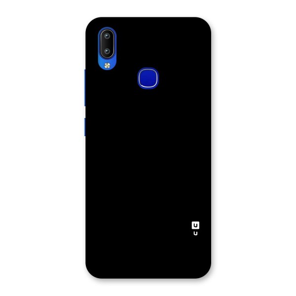 Just Black Back Case for Vivo Y91